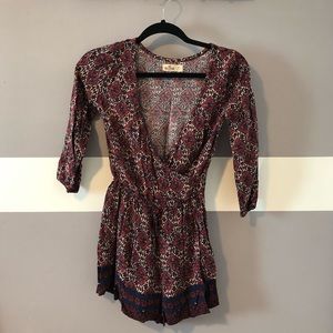 Hollister 3/4 Sleeve Romper